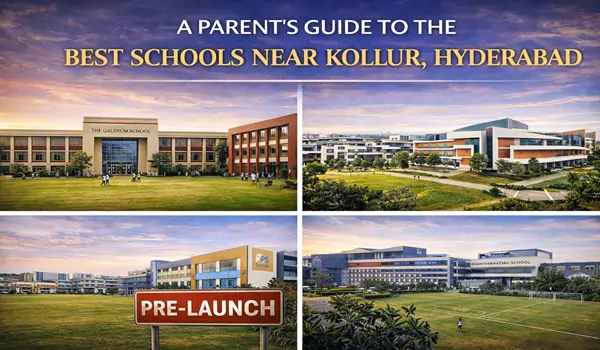 Top international and CBSE schools near Kollur Hyderabad featuring modern campuses, safe transport access, academic excellence, and convenient connectivity for families in West Hyderabad