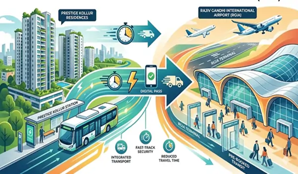Prestige Kollur to Rajiv Gandhi International Airport