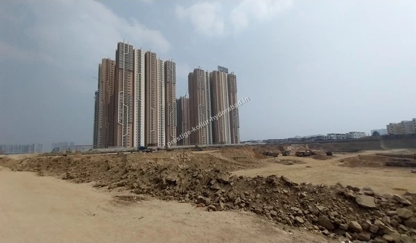 Ongoing development at the neighboring Rajapushpa site in the Kollur vicinity