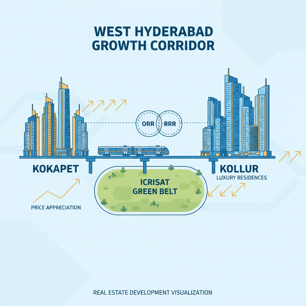 Which Part of Hyderabad is Growing Fast